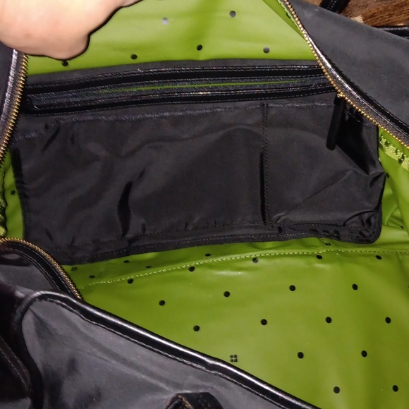 KATE SPADE LARGE BLACK NYLON WEEKENDER - Picture 8 of 9